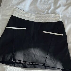 Helmut Lang Black and White Skirt
